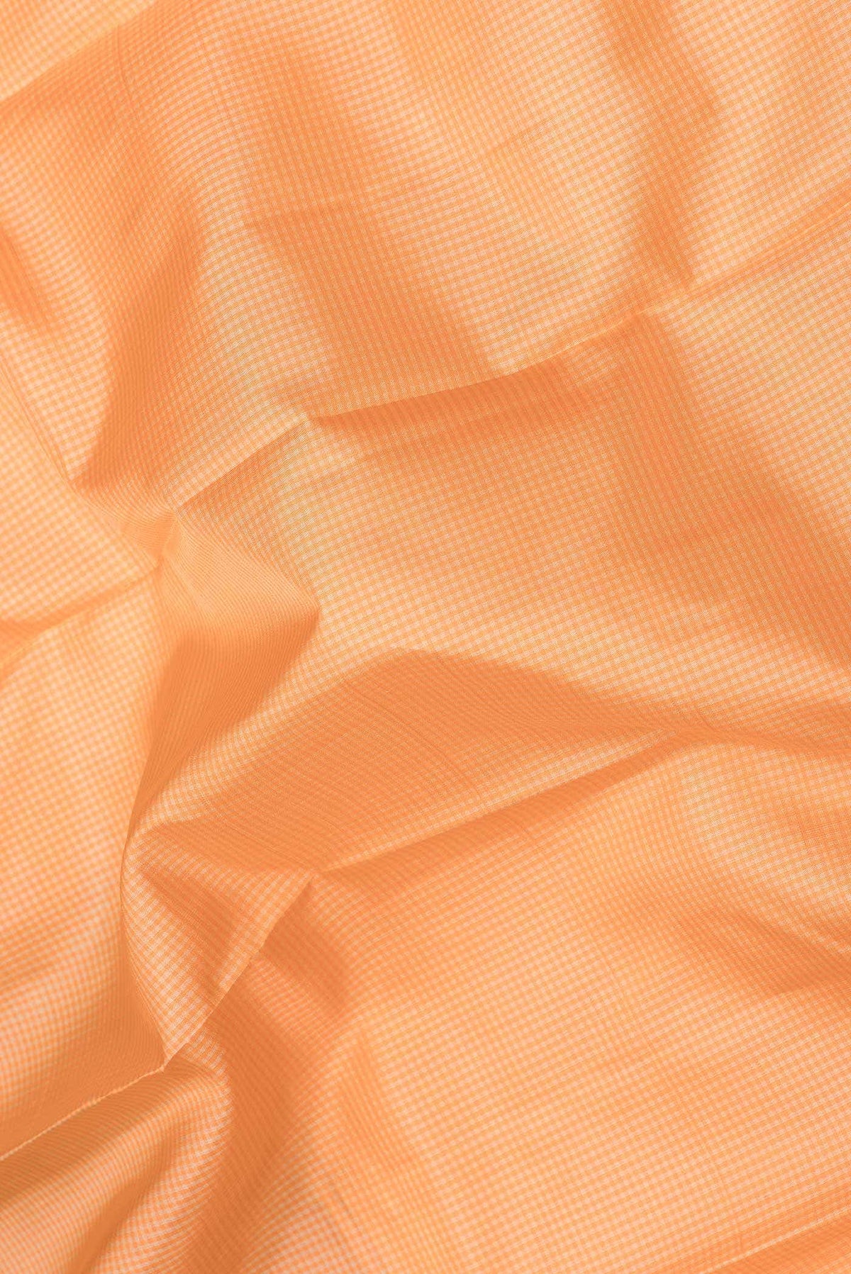 Pure Silk Pure Zari Peach Dual Tone Kanjivaram Saree