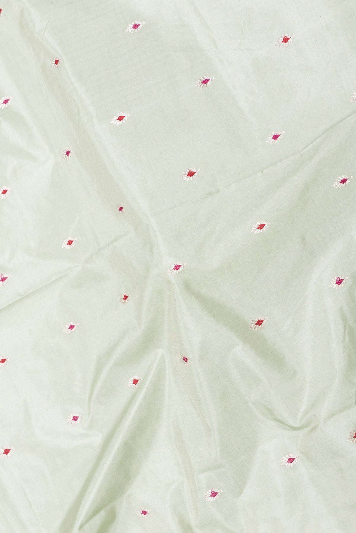 Light Green Dual Tone Banarasi Silk Saree