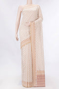 Sandal Dual Tone Chanderi Silk Saree