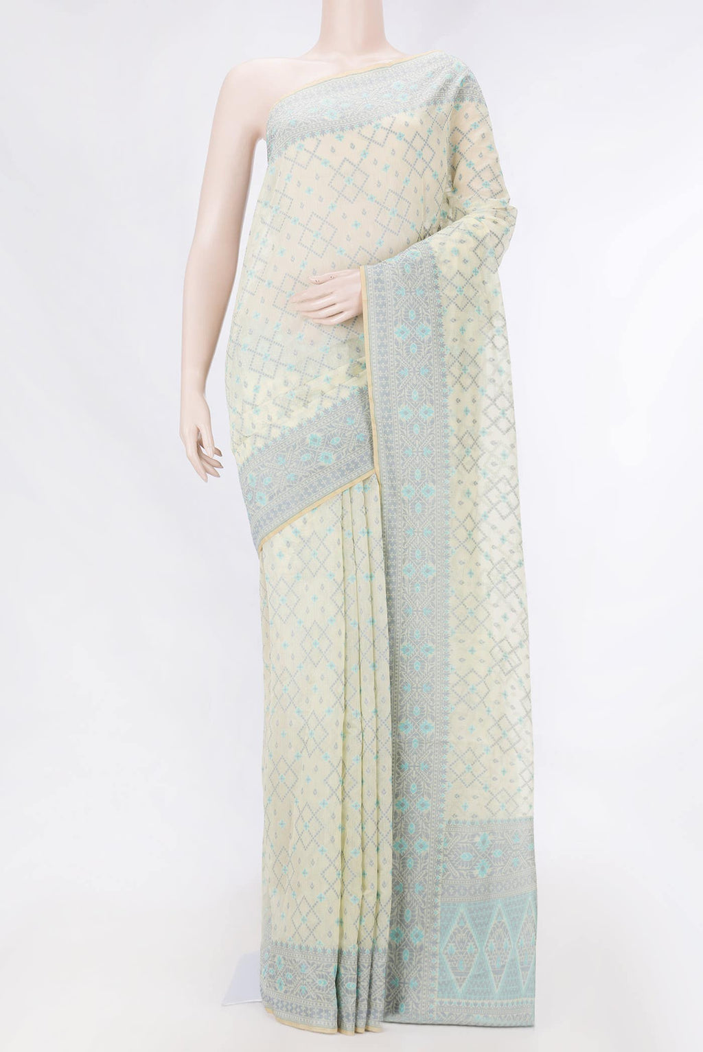 Sandal Dual Tone Chanderi Silk Saree