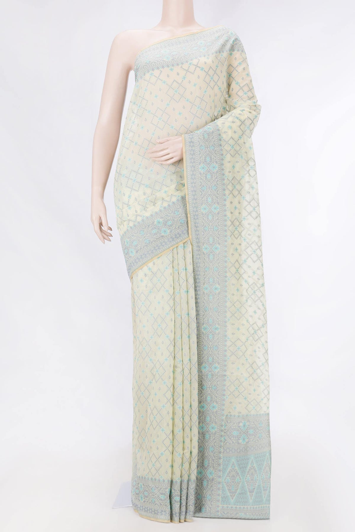 Sandal Dual Tone Chanderi Silk Saree