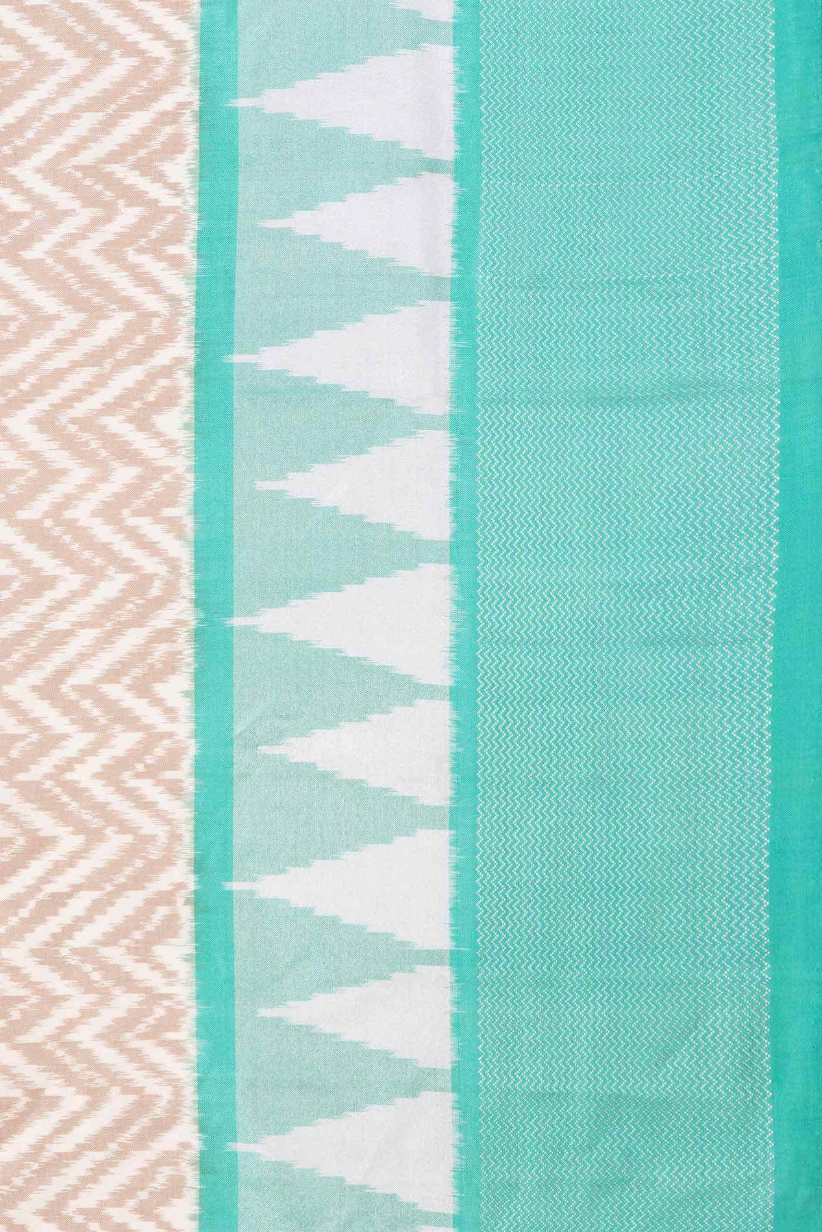 Sandal Dual Tone Double Ikat Saree