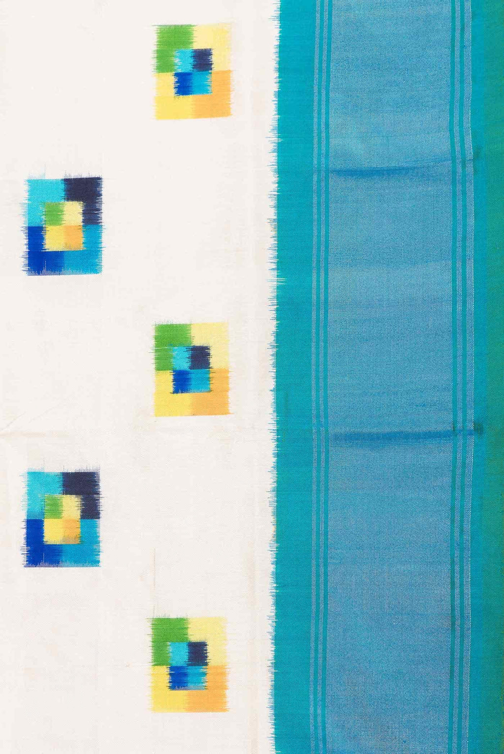 Sandal Dual Tone Double Ikat Saree