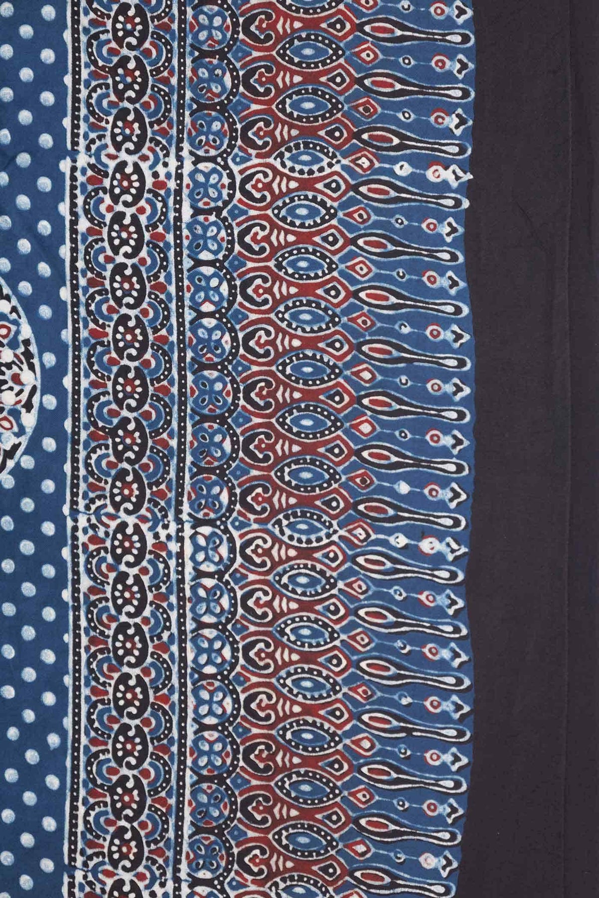 Blue Dual Tone Blended Mysore Crepe Saree