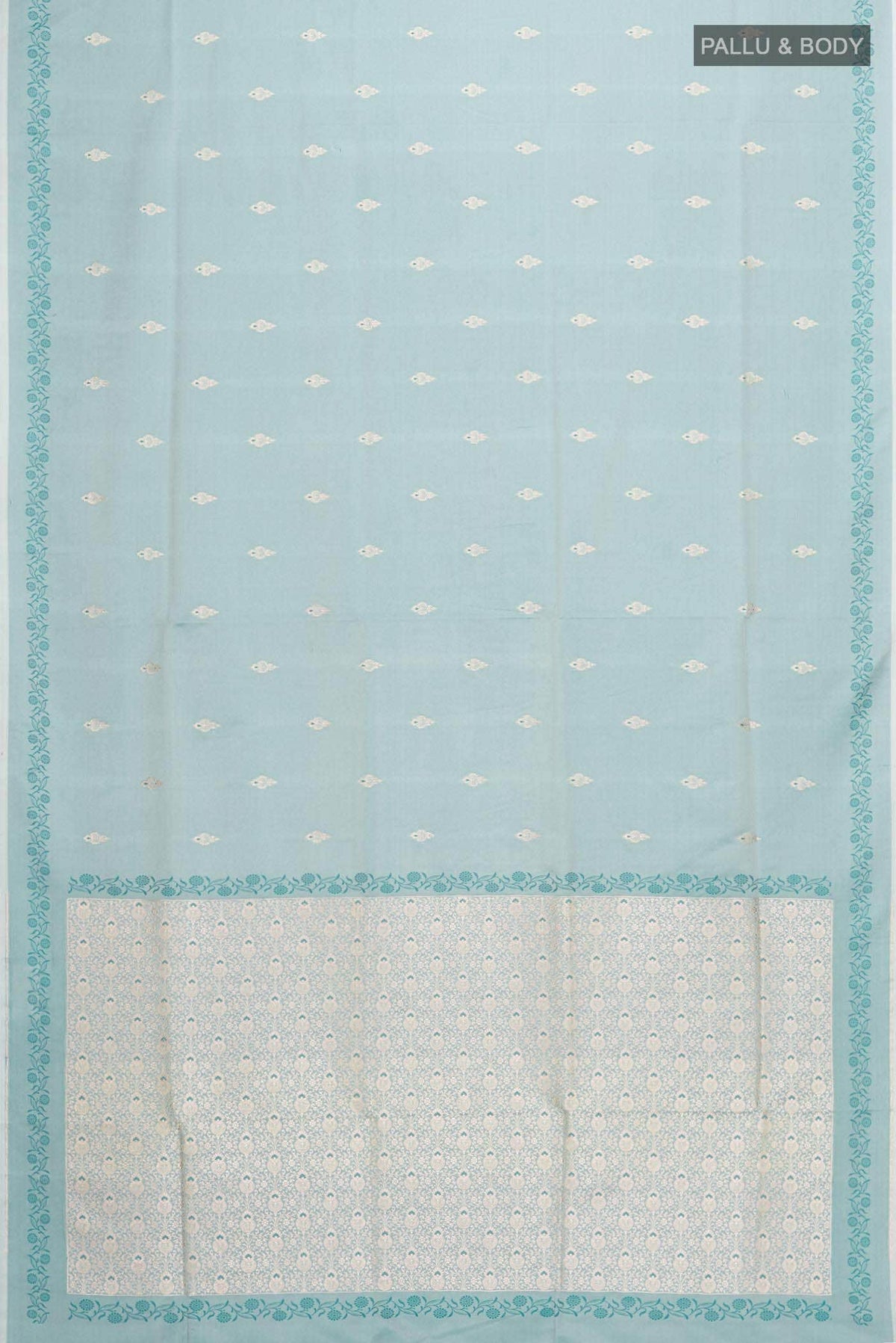 Blue Banarasi Silk Saree