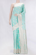 Light Green Dual Tone Blended Banarasi Silk Saree