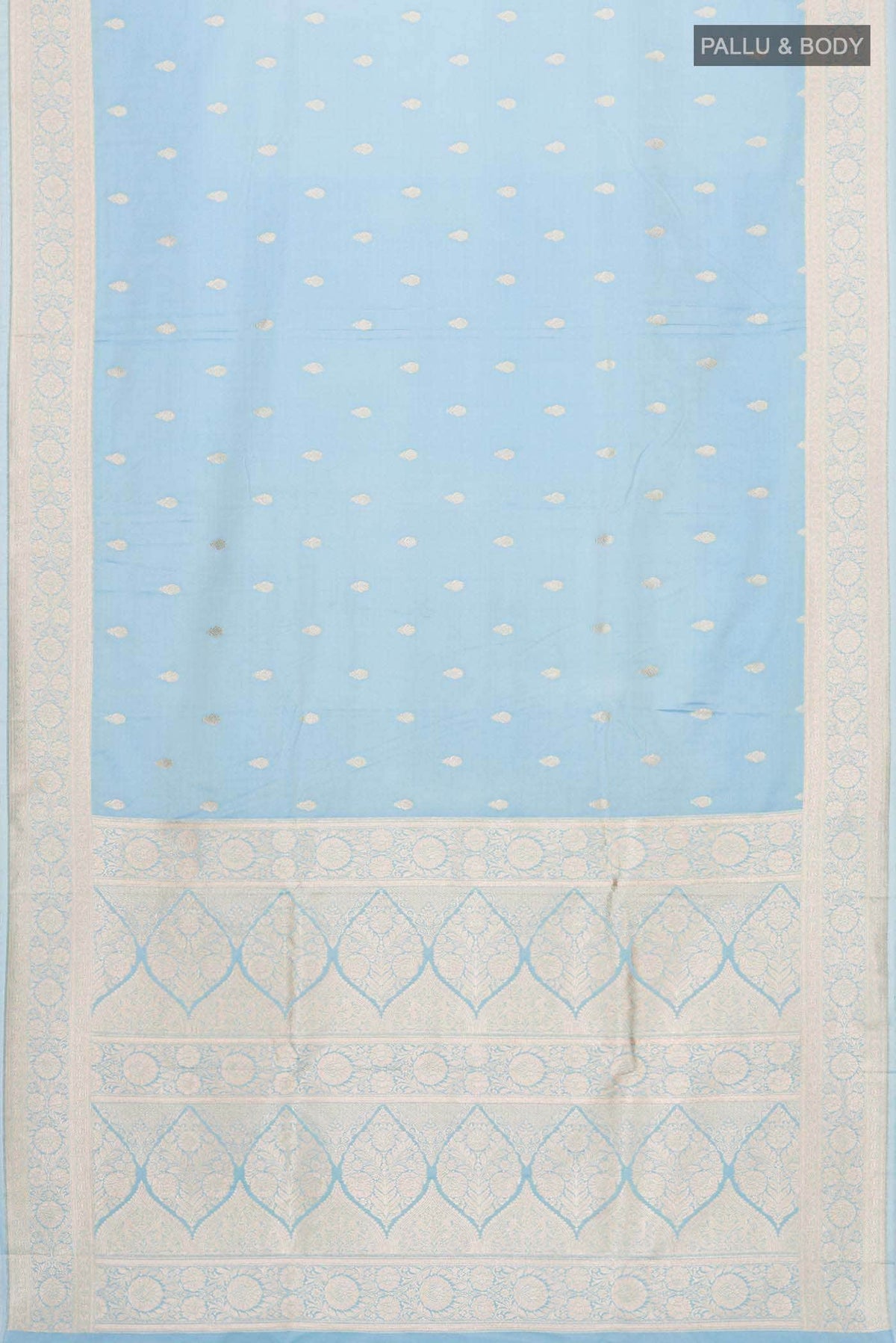 Blue Banarasi Silk Saree
