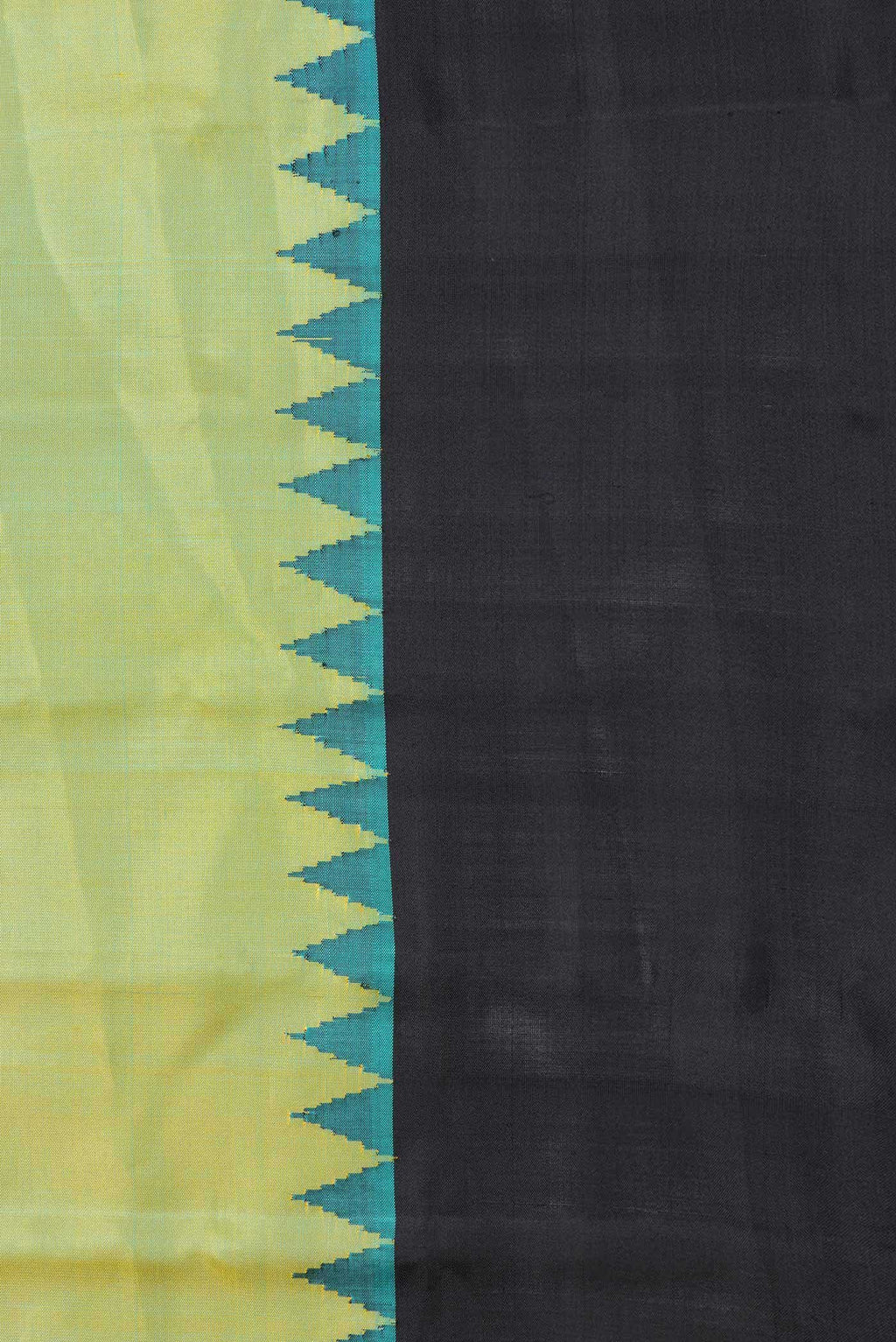 Light Green Dual Tone Gadwal Silk Saree