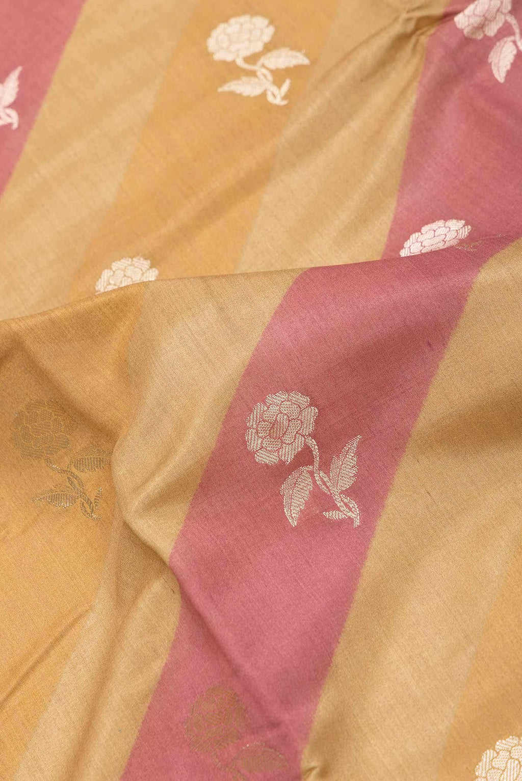 Multi Color Banarasi Raw Silk Saree