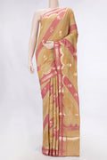 Multi Color Banarasi Raw Silk Saree