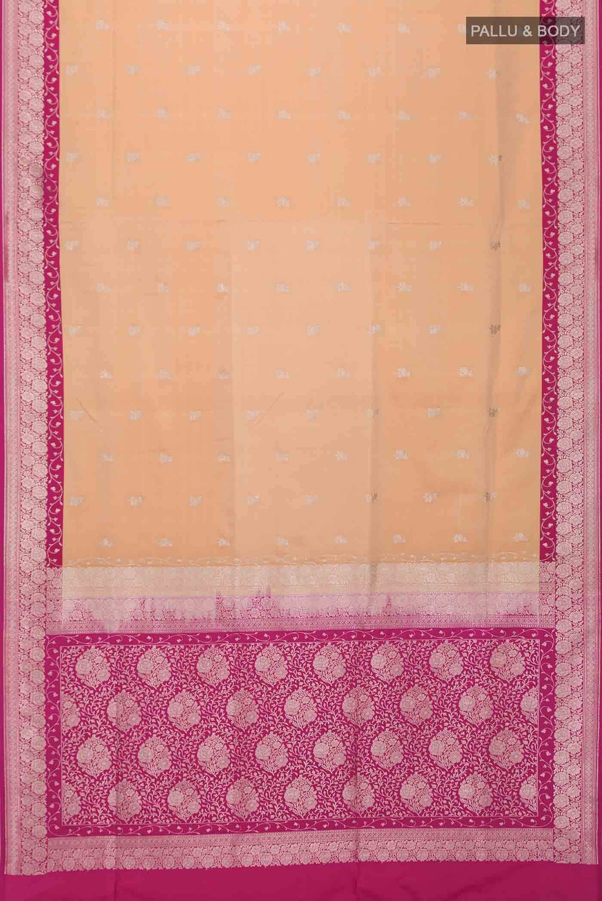 Sandal Banarasi Silk Saree