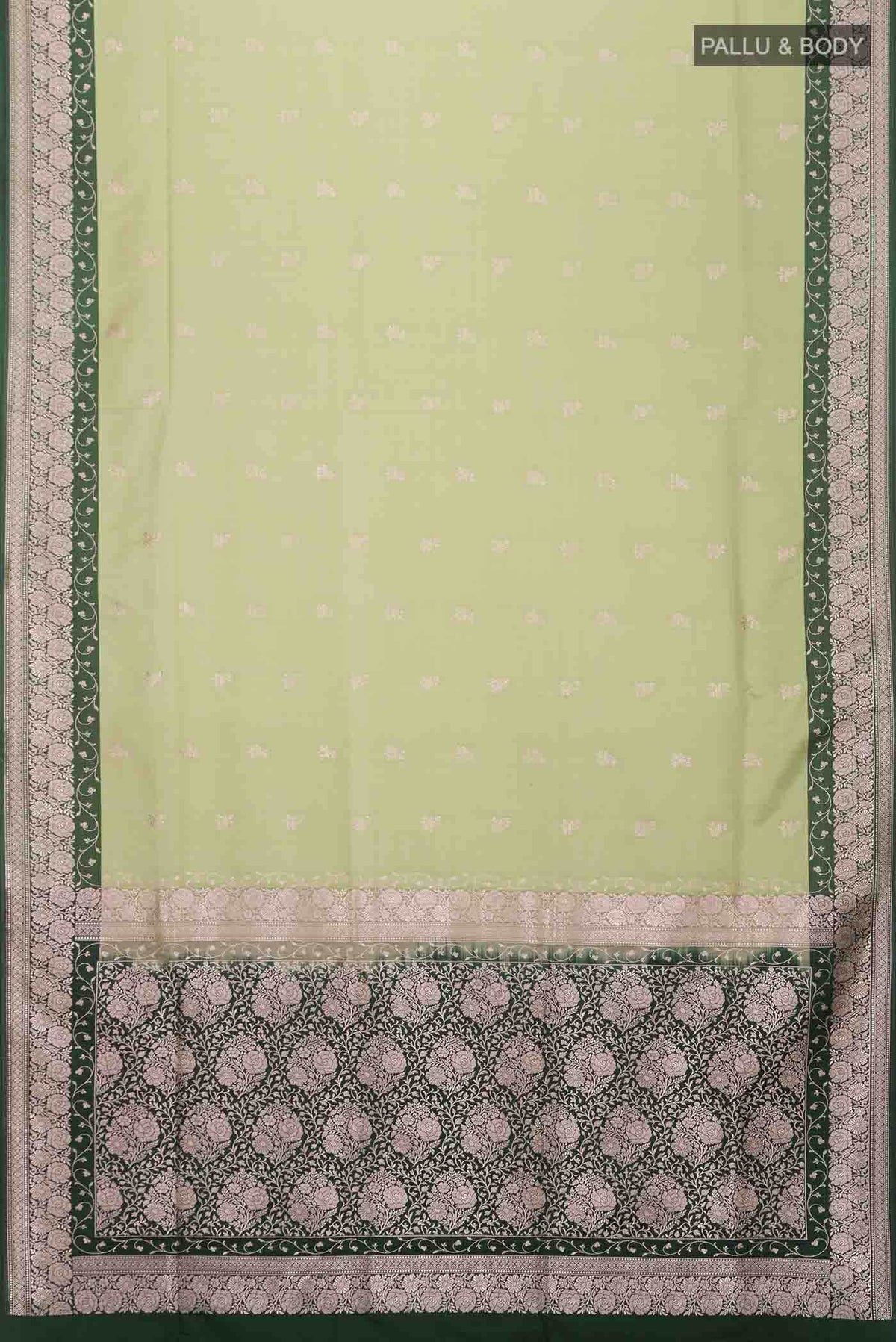 Green Banarasi Silk Saree