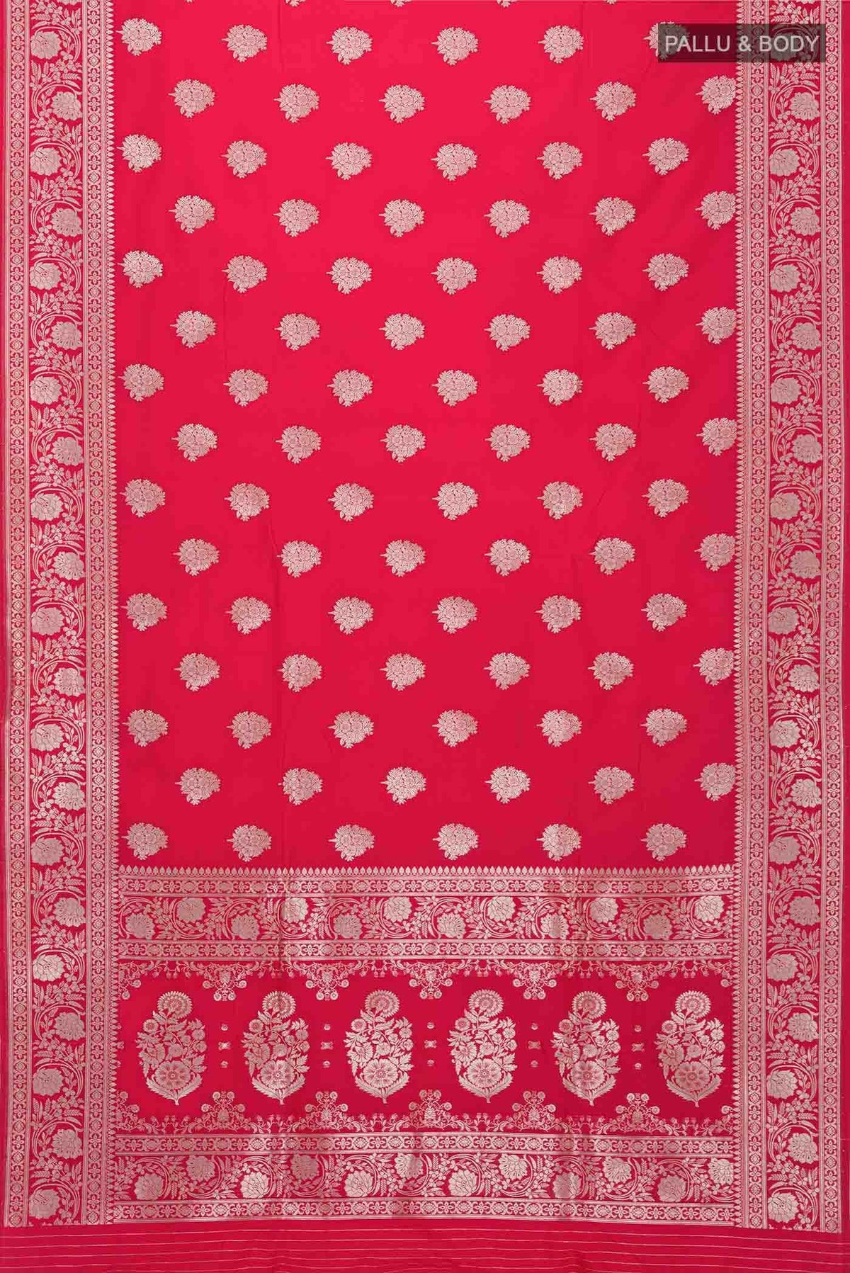 Red Banarasi Silk Saree