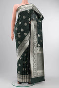 Green Blended Banarasi Silk Saree