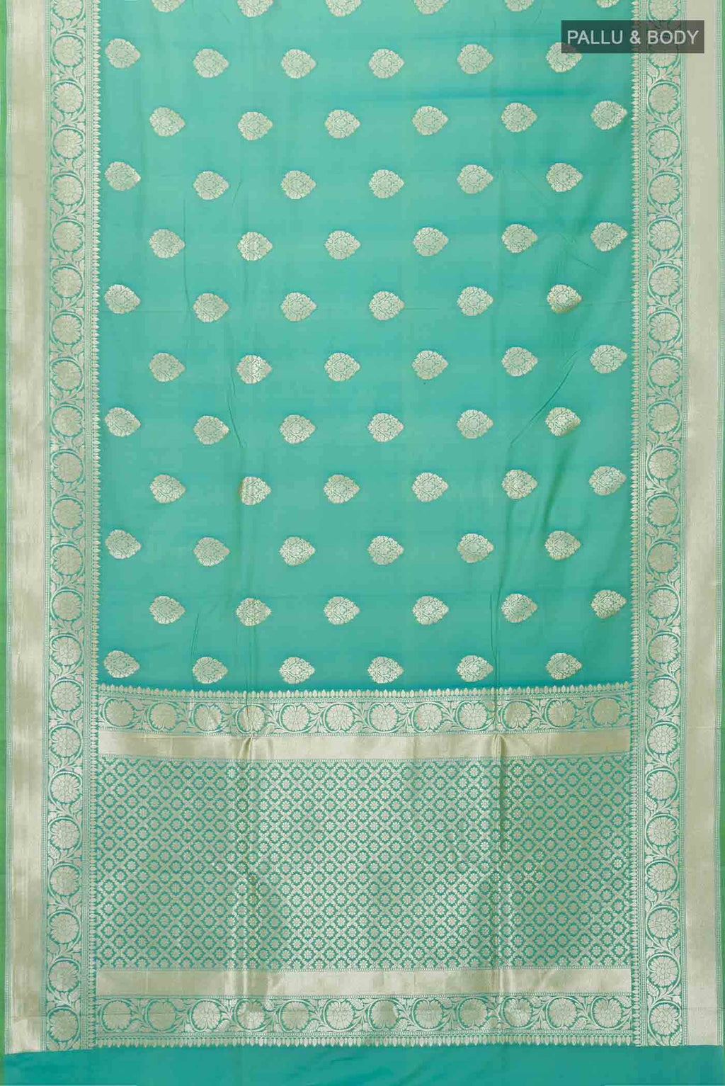 Green Blended Banarasi Silk Saree