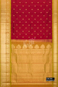 Maroon Kanchipuram Silk Saree