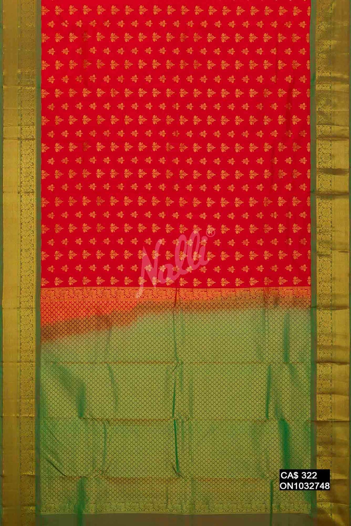 Red Kanchipuram Silk Saree
