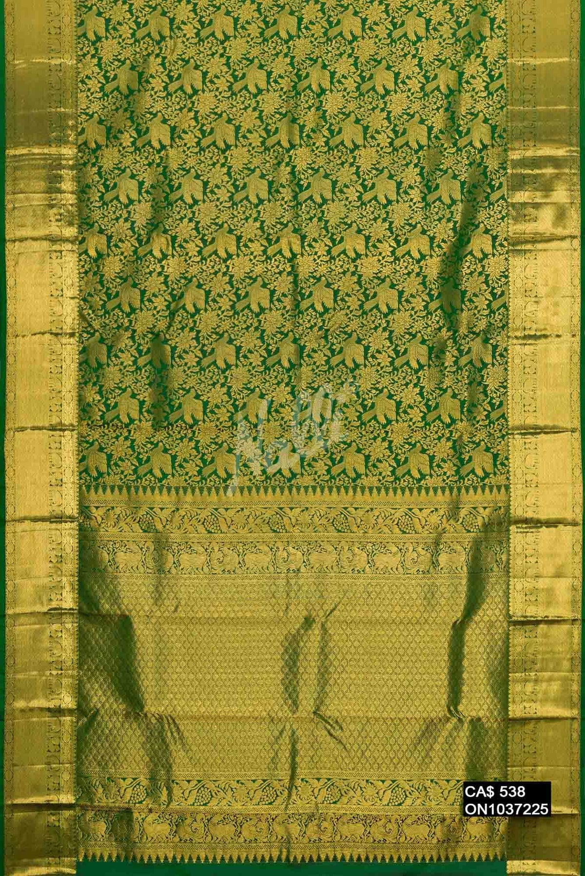 Green Kanchipuram Silk Saree