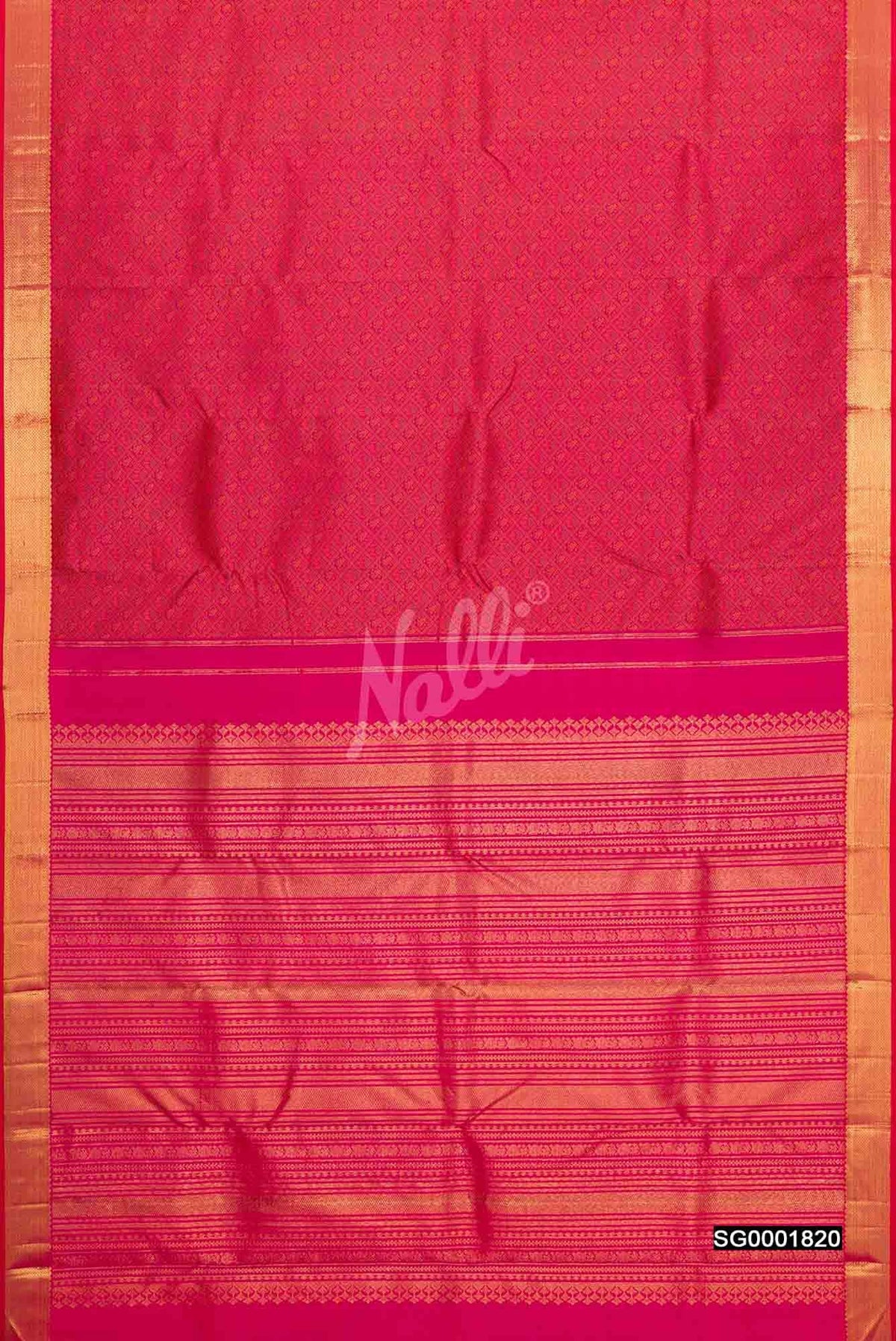 Pink Kanchipuram Silk Saree