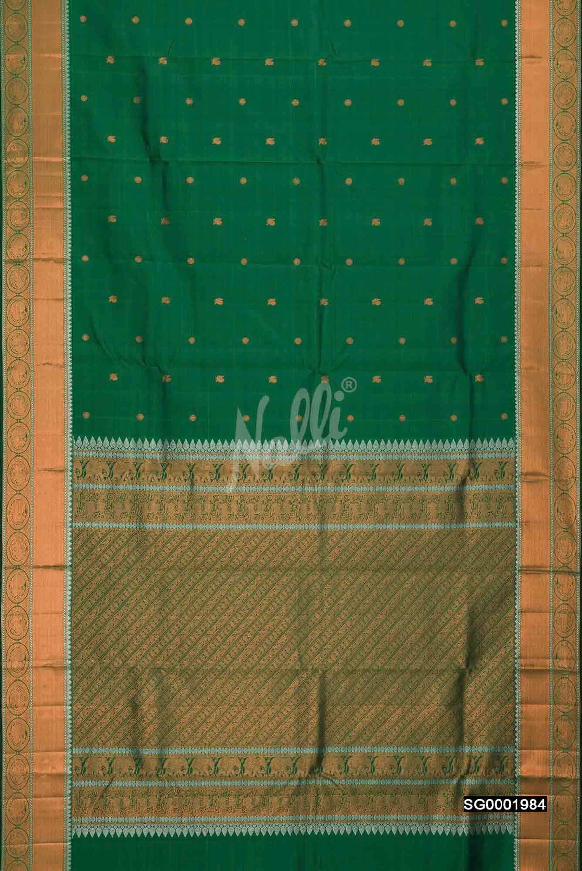 Green Kanchipuram Silk Saree