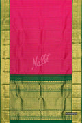 Dark Pink Kanchipuram Silk Saree