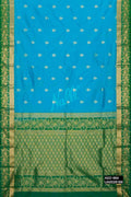 Sky Blue Kanchipuram Silk Saree