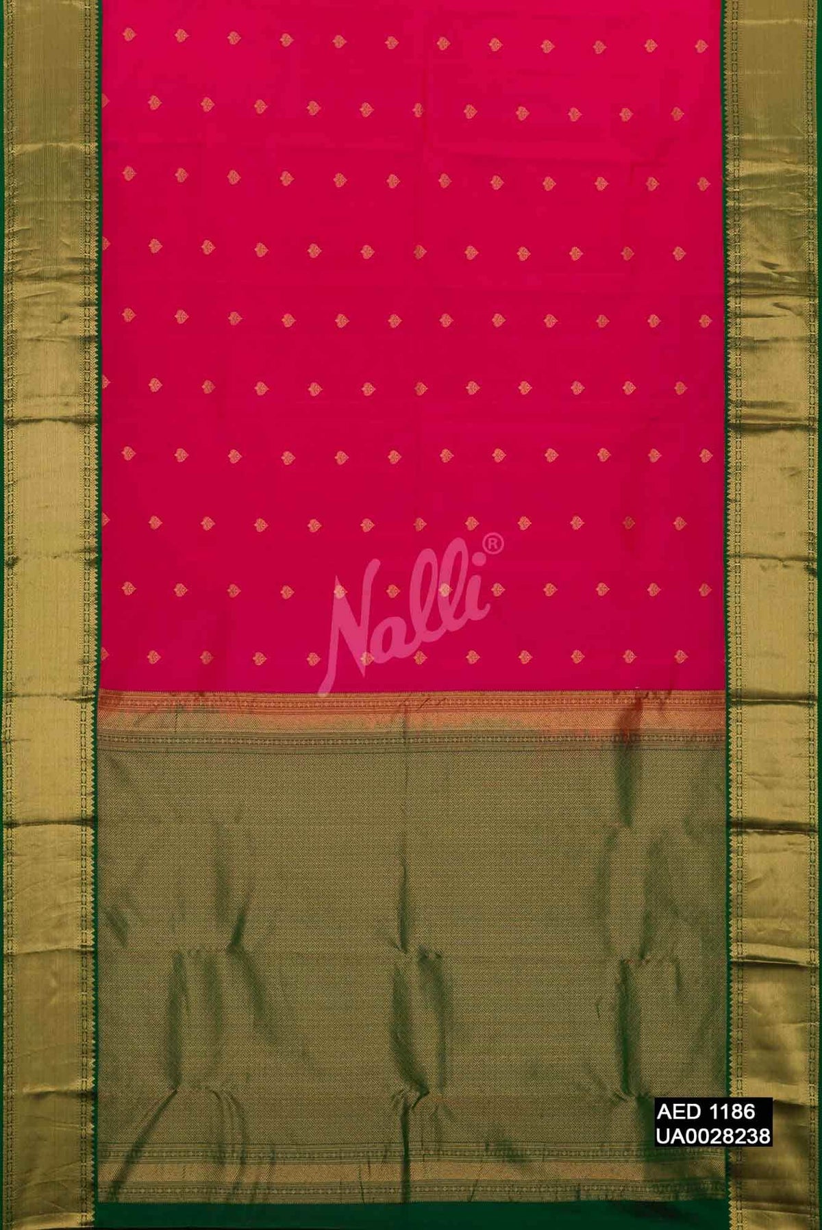 Pink Kanchipuram Silk Saree