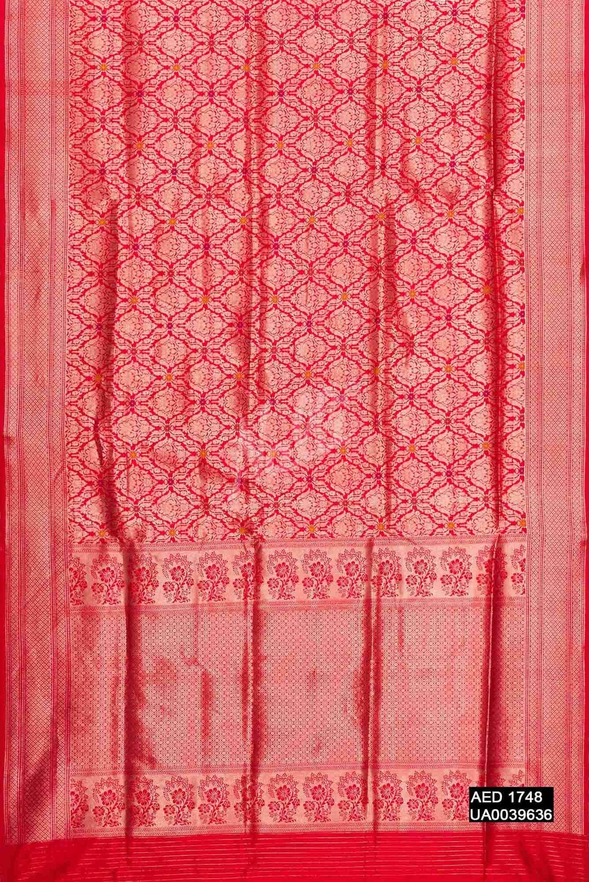Red Banarasi Silk Saree