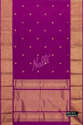 Purple Kanchipuram Silk Saree