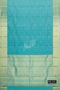 Maya Blue Kanchipuram Silk Saree