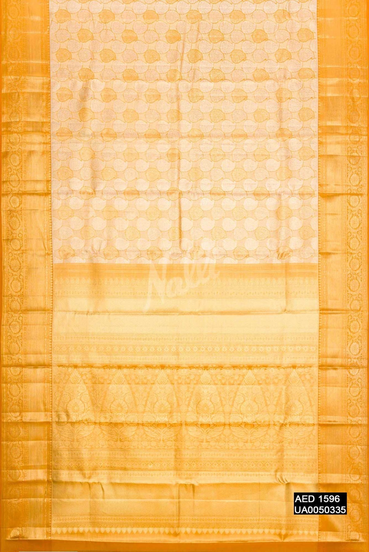 Gold Kanchipuram Tissue Silk Saree