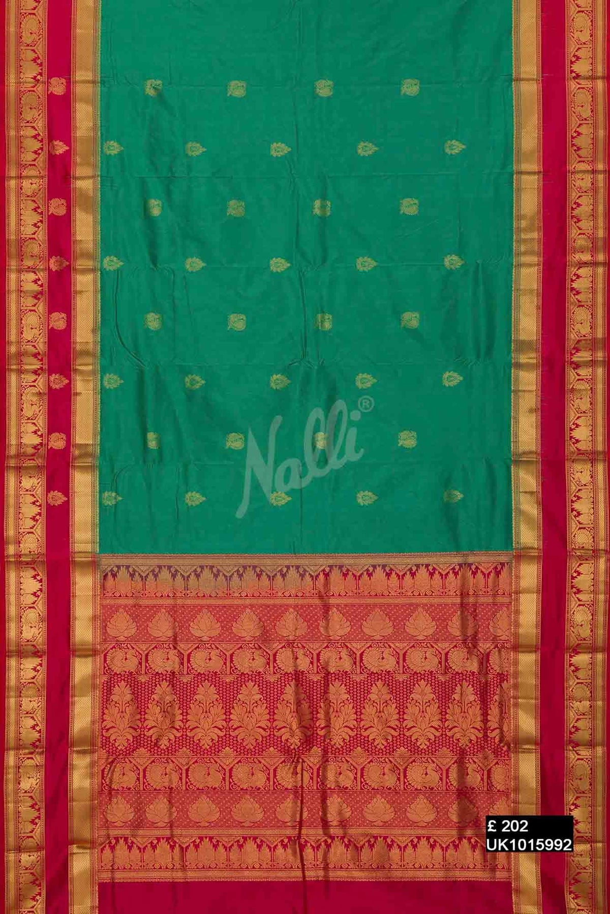 Green Kanchipuram Silk Saree