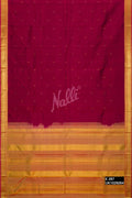Maroon Kanchipuram Silk Saree