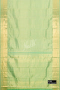 Sea Green Kanchipuram Silk Saree