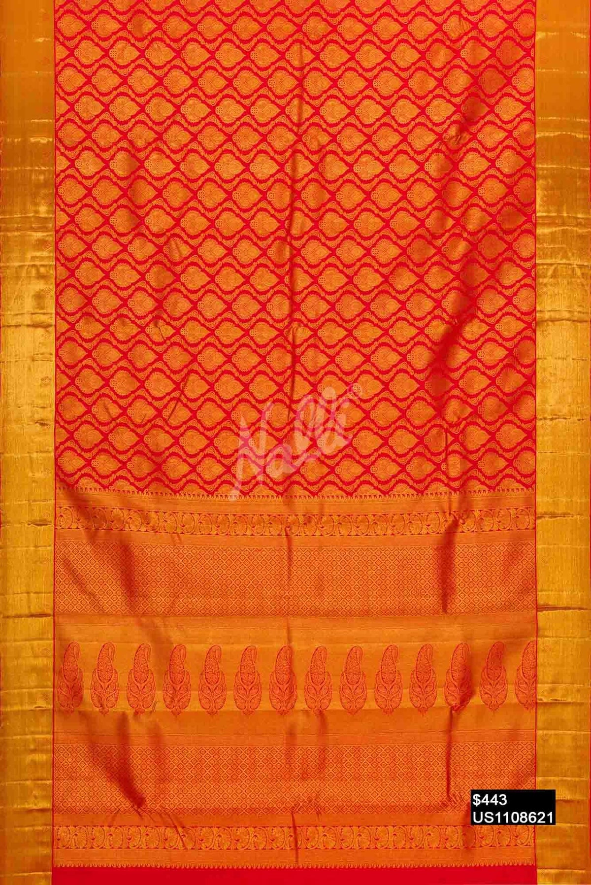Red Kanchipuram Silk Saree