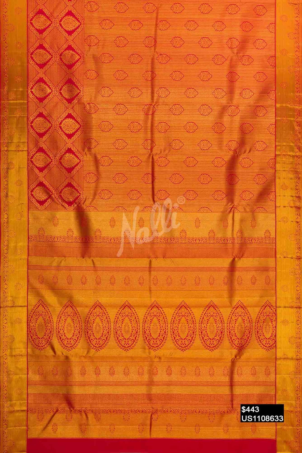 Red Kanchipuram Silk Saree