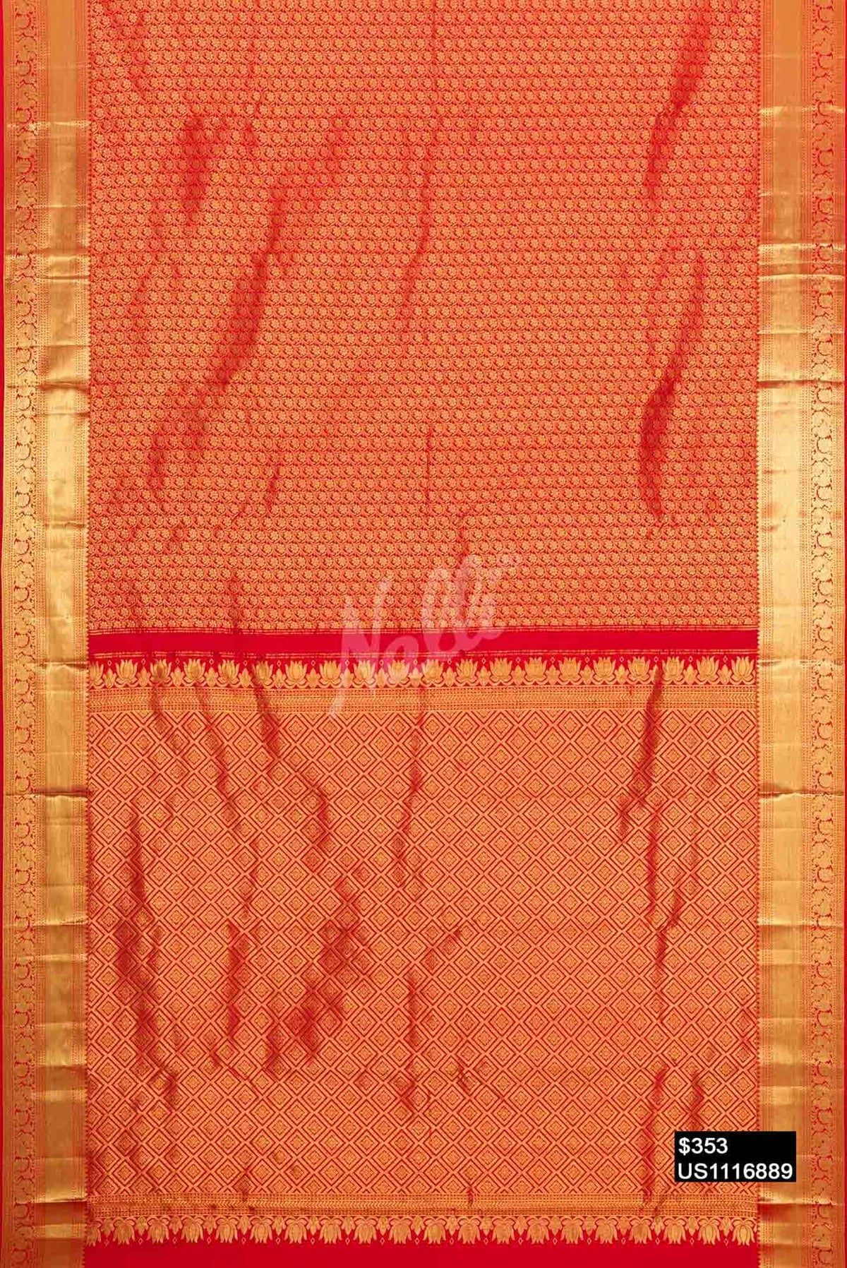 Red Kanchipuram Silk Saree