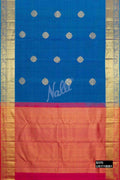 Blue Kanchipuram Silk Saree