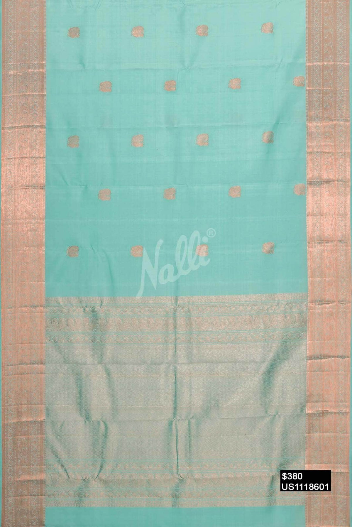 Blue Kanchipuram Silk Saree