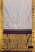Grey Kanchipuram Silk Saree