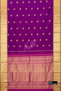 Violet Kanchipuram Silk Saree