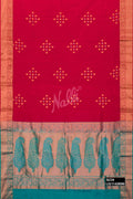 Maroon Kanchipuram Silk Saree