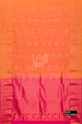 Yellow Kanchipuram Silk Saree