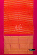 Orange Kanchipuram Silk Saree