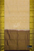 Sandal Kanchipuram Silk Saree