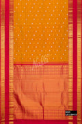 Mustard Kanchipuram Silk Saree