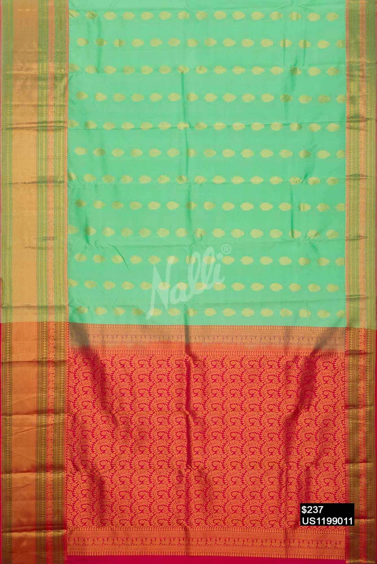 Green Kanchipuram Silk Saree