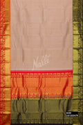 Rose Gold Kanchipuram Silk Saree