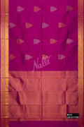 Purple Kanchipuram Silk Saree