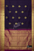 Navy Blue Kanchipuram Silk Saree